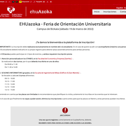 Publicamos web: EHUazoka.eus